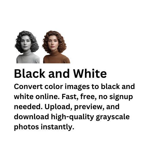 Turn Color Image to Black and White – Online Photo Converter