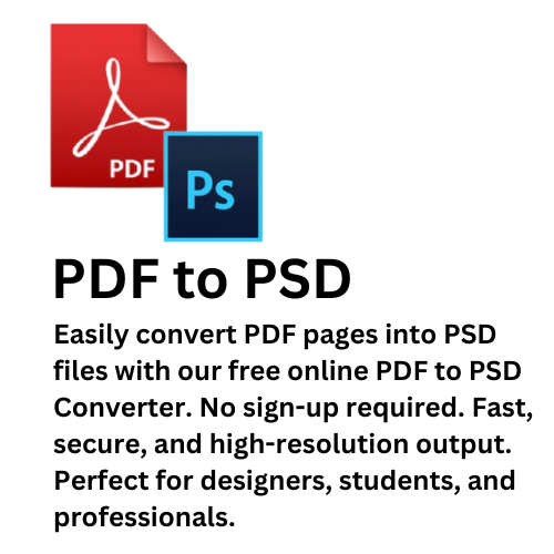 PDF to PSD Converter – Convert PDF Pages into High-Resolution PSD Files Free